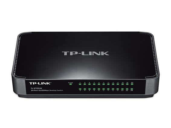 TP-Link TL-SF1024M Non-géré Fast Ethernet (10/100) Noir (TL-SF1024M V1)