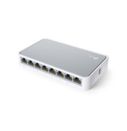 TP-Link TL-SF1008D Non-géré Fast Ethernet (10/100) Blanc (TL-SF1008D V11)