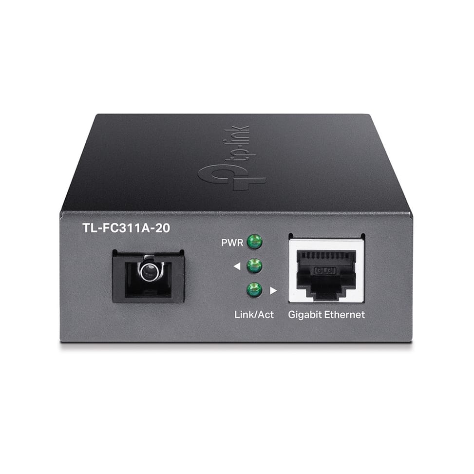 TP-Link TL-FC311A-20 convertisseur de support réseau 1000 Mbit/s 1550 nm Monomode Noir (TL-FC311A-20) — image 3