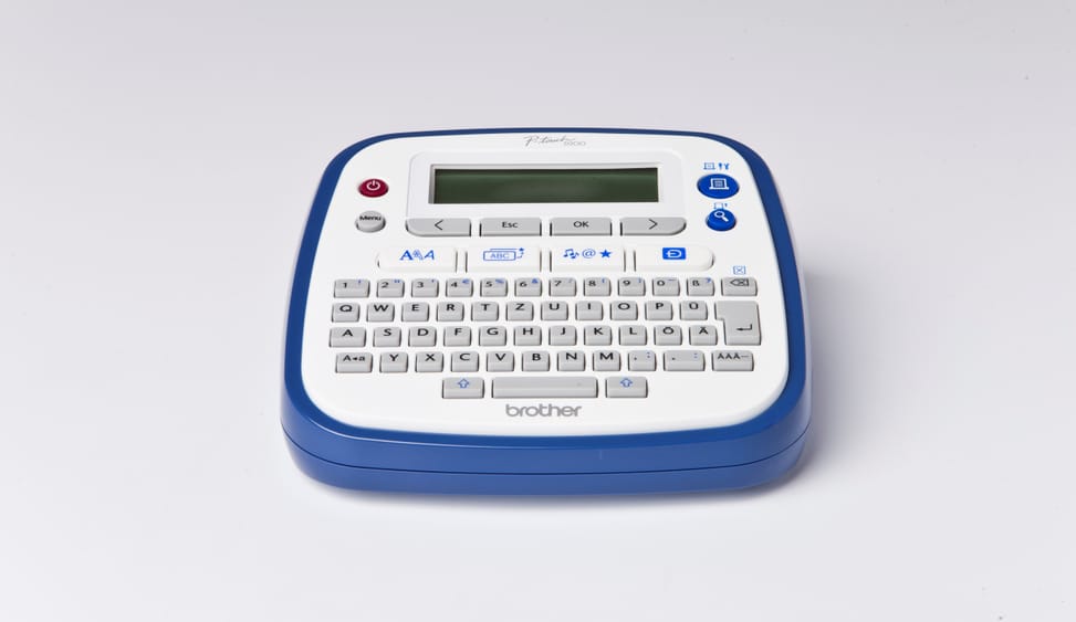 Brother P-touch D200WNVP imprimante pour étiquettes Transfert thermique 180 x 180 DPI 20 mm/sec TZe QWERTY (PT-D200WNVP) — image 1