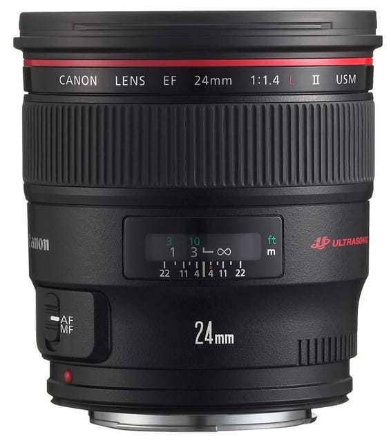 Canon objectif EF 24mm f/1.4L II USM