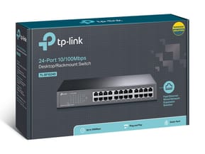TP-Link TL-SF1024D commutateur réseau Non-géré Fast Ethernet (10/100) Noir (TL-SF1024D) — image 4