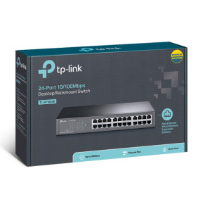 TP-Link TL-SF1024D commutateur réseau Non-géré Fast Ethernet (10/100) Noir (TL-SF1024D)