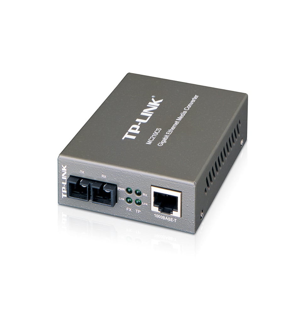 TP-Link MC210CS convertisseur de support réseau 1000 Mbit/s 1310 nm Monomode Noir (MC210CS V1)