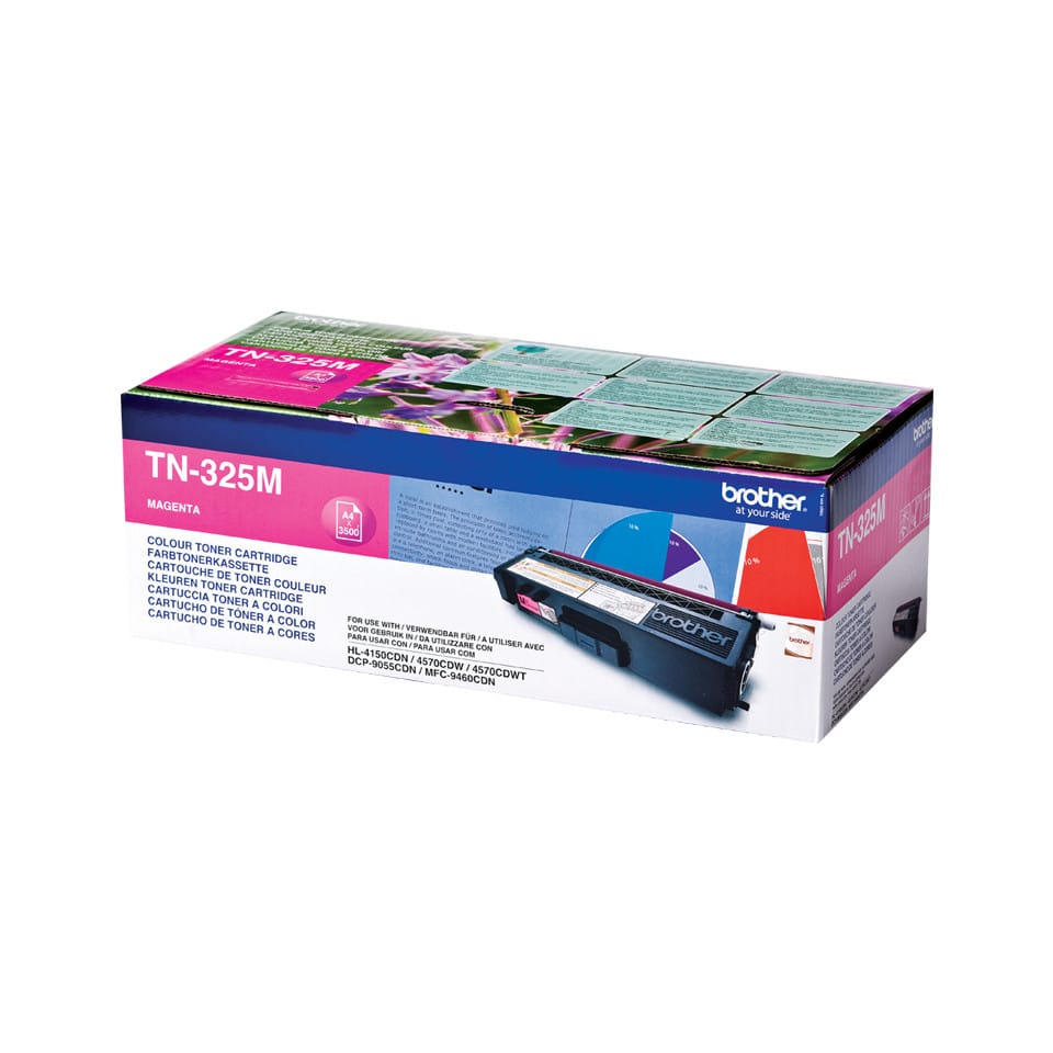 Brother TN-325M Cartouche de toner 1 pièce(s) Original Magenta TN-325M Toner magenta (TN-325M) — image 1