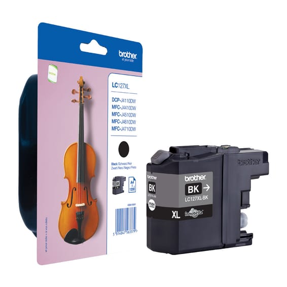 Brother LC127XLBK cartouche jet d'encre noire LC127XLBK cartouche jet d'encre noire (LC-127XLBK)