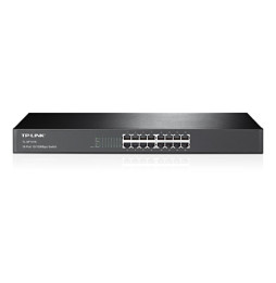 TP-Link TL-SF1016 Non-géré Fast Ethernet (10/100) 1U Noir (TL-SF1016 V12)