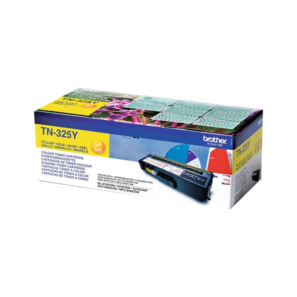 Brother TN-325Y Cartouche de toner 1 pièce(s) Original Jaune TN-325Y Toner jaune (TN-325Y) — image 2