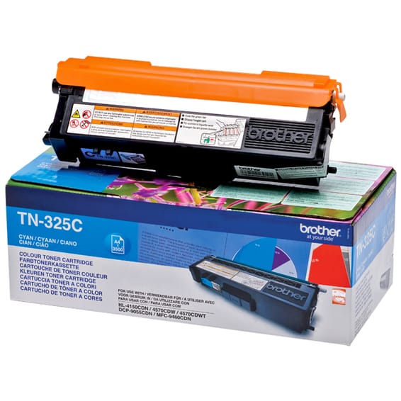 Brother TN-325C Cartouche de toner 1 pièce(s) Original Cyan TN-325C Toner cyan (TN-325C)