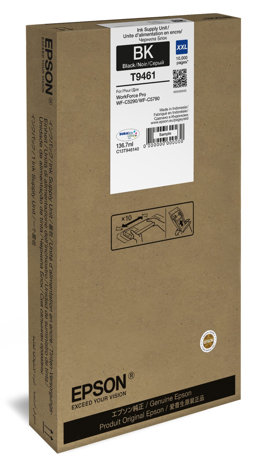 Epson WF-C5x90 Series Ink Cartridge XXL Black WF-C5x90 Series Ink Cartridge XXL Black (C13T946140) — image 2