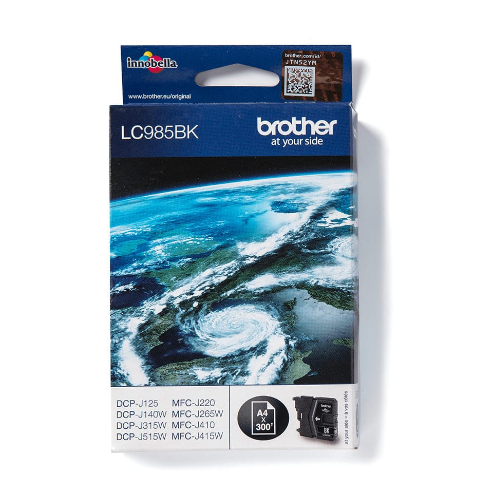 Brother LC985BK cartouche d'encre 1 pièce(s) Original Noir LC-985BK Cartouche d'encre noire (LC-985BK) — image 4