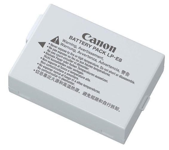 Batterie li-ion rechargeable Canon LP-E8