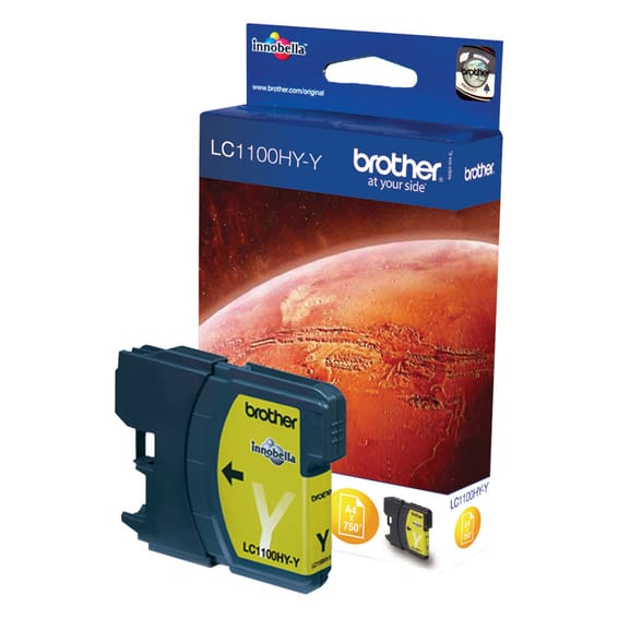Brother LC-1100HYY Ink Cartridge cartouche d'encre 1 pièce(s) Original Jaune (LC-1100HYY)