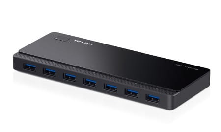 موزع USB TP-Link UH700 USB 3.2 Gen 1 (3.1 Gen 1) Micro-B 5000 Mbit/s أسود (UH700 V1) — صورة 1