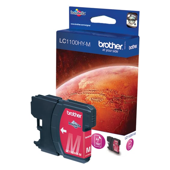 Brother LC-1100HYM Ink Cartridge cartouche d'encre 1 pièce(s) Original Magenta (LC-1100HYM)