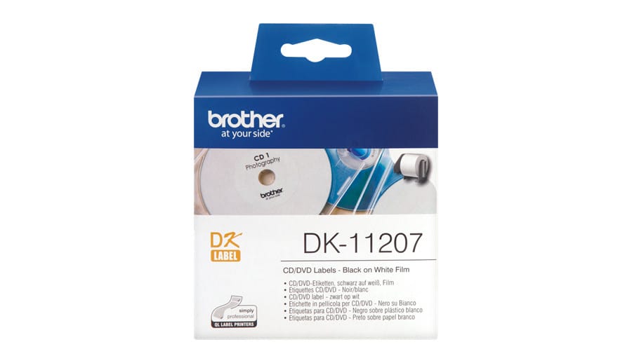 Brother Étiquettes pour CD / DVD Étiquettes pour CD / DVD (DK-11207) — image 1