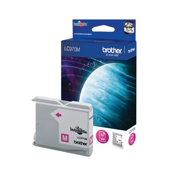 Brother LC970M cartouche d'encre 1 pièce(s) Original Magenta LC970M cartouche jet d'encre magenta (LC-970M)