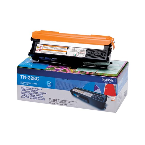 Brother TN-328C Cartouche de toner 1 pièce(s) Original Cyan TN-328C Toner cyan (TN-328C)