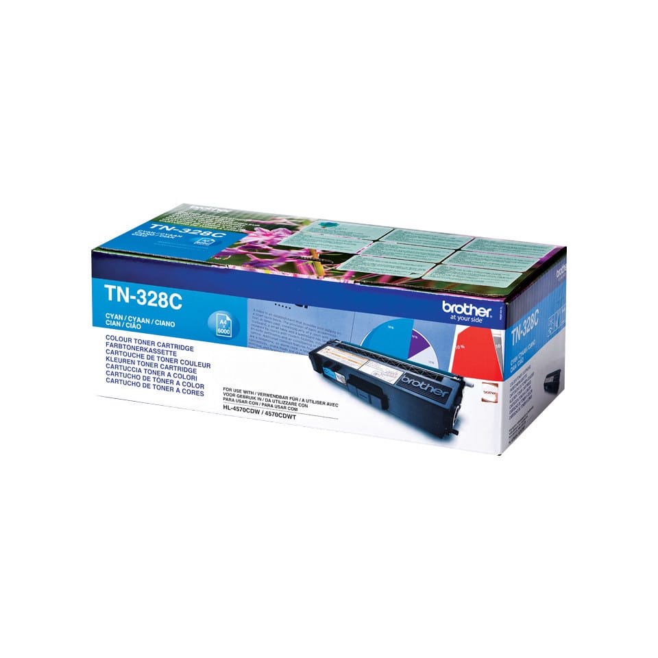 Brother TN-328C Cartouche de toner 1 pièce(s) Original Cyan TN-328C Toner cyan (TN-328C) — image 2