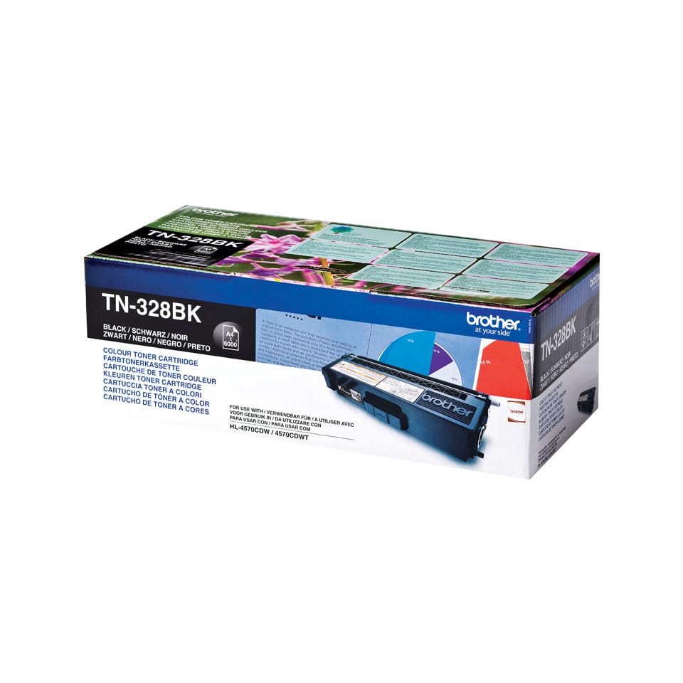 Brother TN-328BK Cartouche de toner 1 pièce(s) Original Noir TN-328BK Toner noir  (TN-328BK) — image 2