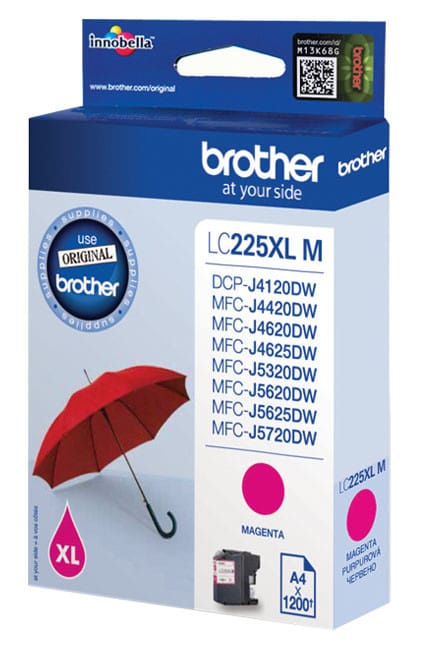 Brother LC-225XLM cartouche d'encre 1 pièce(s) Original Magenta Inktcartridge MAGENTA (LC-225XLM)