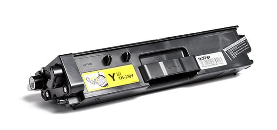 Brother TN-329Y Cartouche de toner 1 pièce(s) Original Jaune Super jumbo cartouche de toner TN-329Y (Jaune) (TN-329Y)