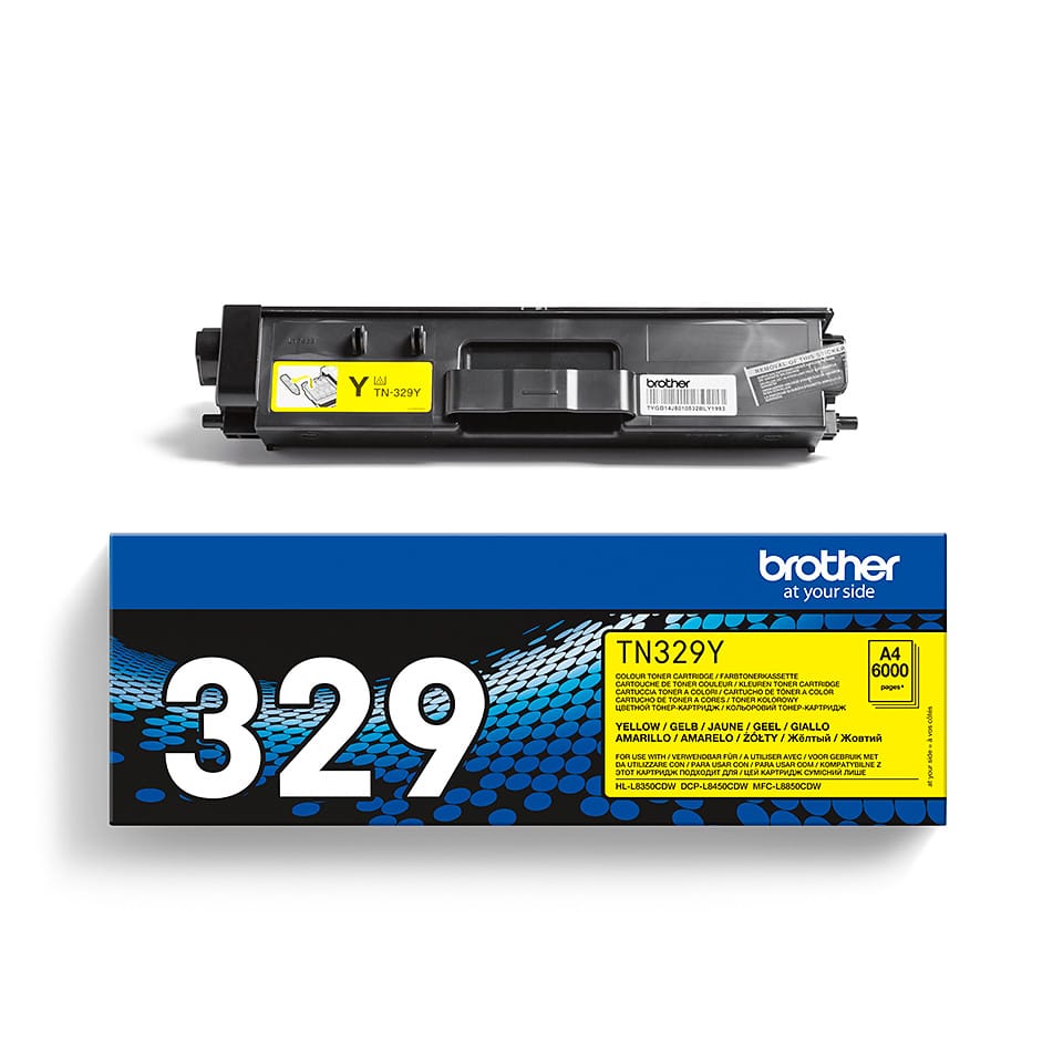 Brother TN-329Y Cartouche de toner 1 pièce(s) Original Jaune Super jumbo cartouche de toner TN-329Y (Jaune)  (TN-329Y) — image 3
