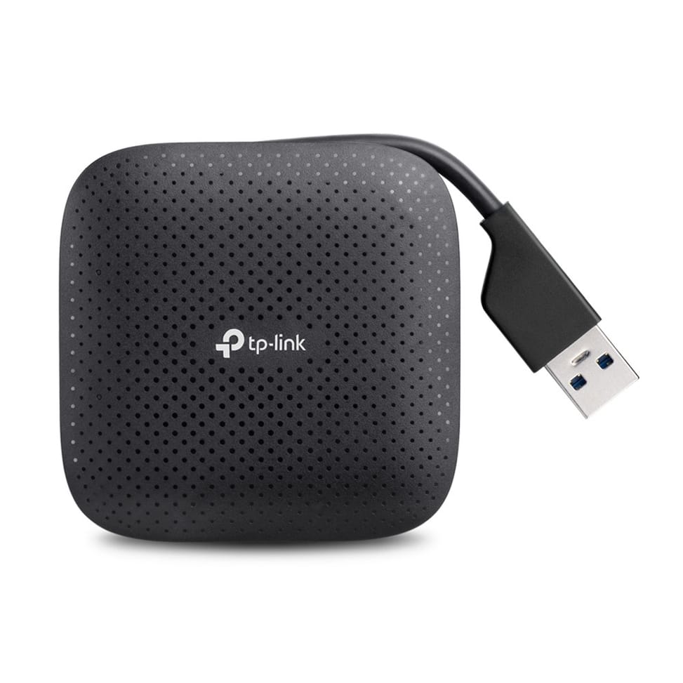TP-Link UH400 USB 3.2 Gen 1 (3.1 Gen 1) Type-A 5000 Mbps Black USB 3.0, up to 5Gbps, 4-port, Portable Hub (UH400 V3) — image 1