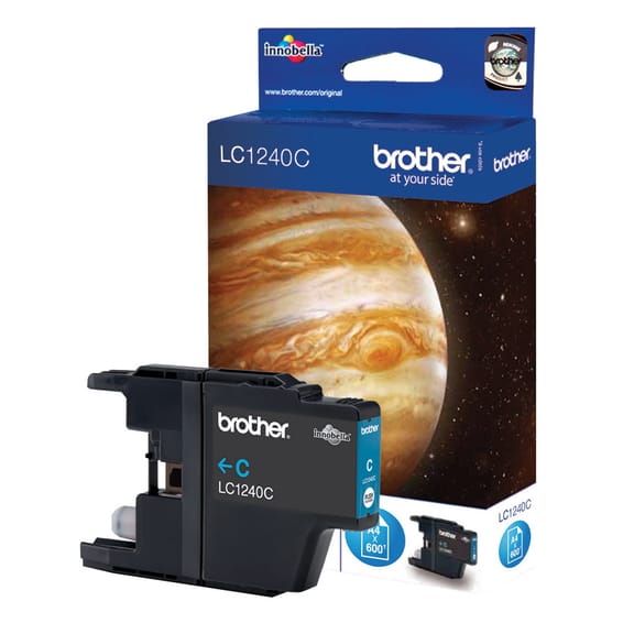 Brother LC-1240C cartouche d'encre 1 pièce(s) Original Cyan LC-1240C Cartouche d'encre, Bleue (LC-1240C)