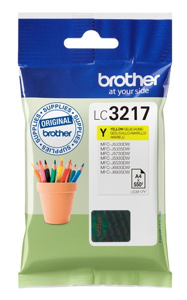 Brother LC-3217Y cartouche d'encre 1 pièce(s) Original Jaune (LC-3217Y)