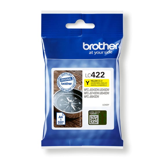Brother LC-422Y cartouche d'encre 1 pièce(s) Original Jaune (LC-422Y)