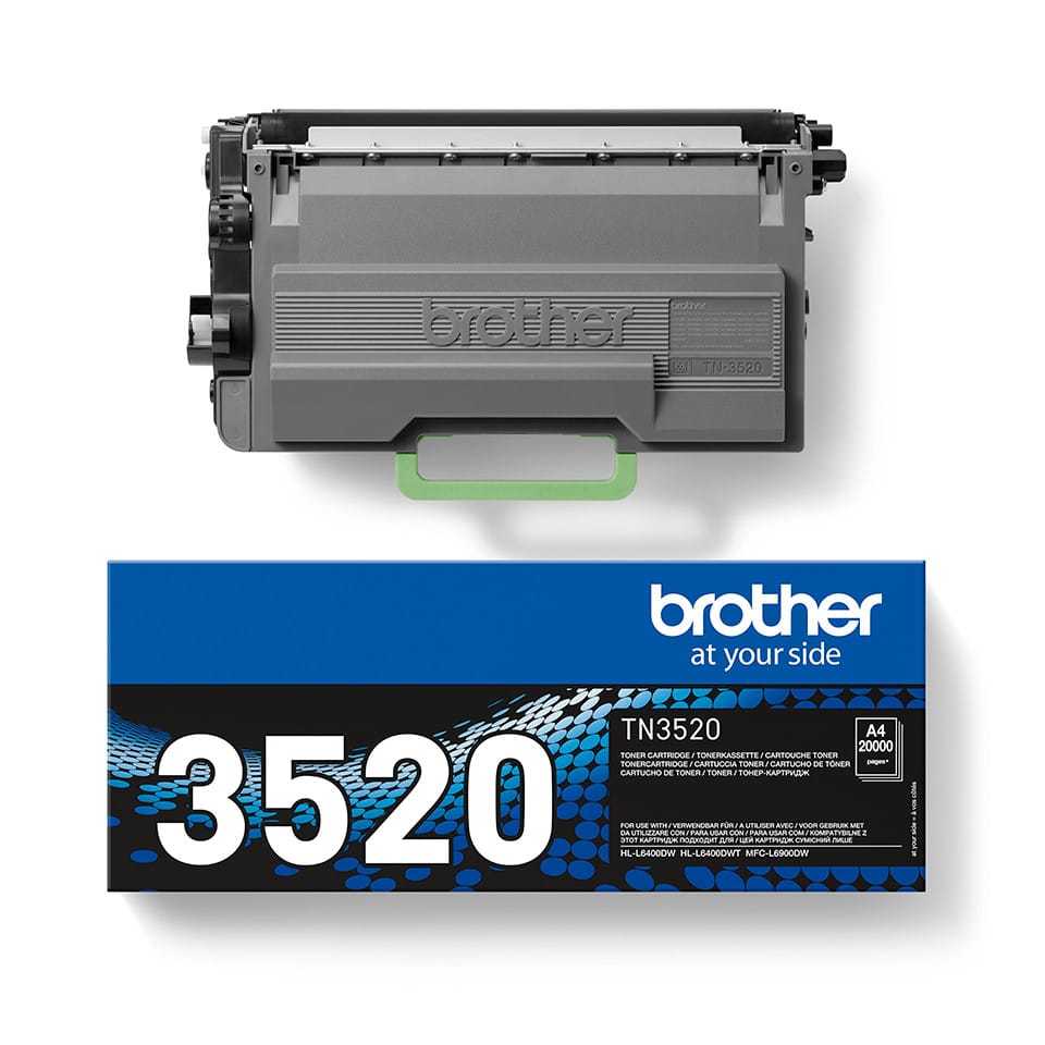 Brother TN-3520 Cartouche de toner 1 pièce(s) Original Noir (TN-3520) — image 1