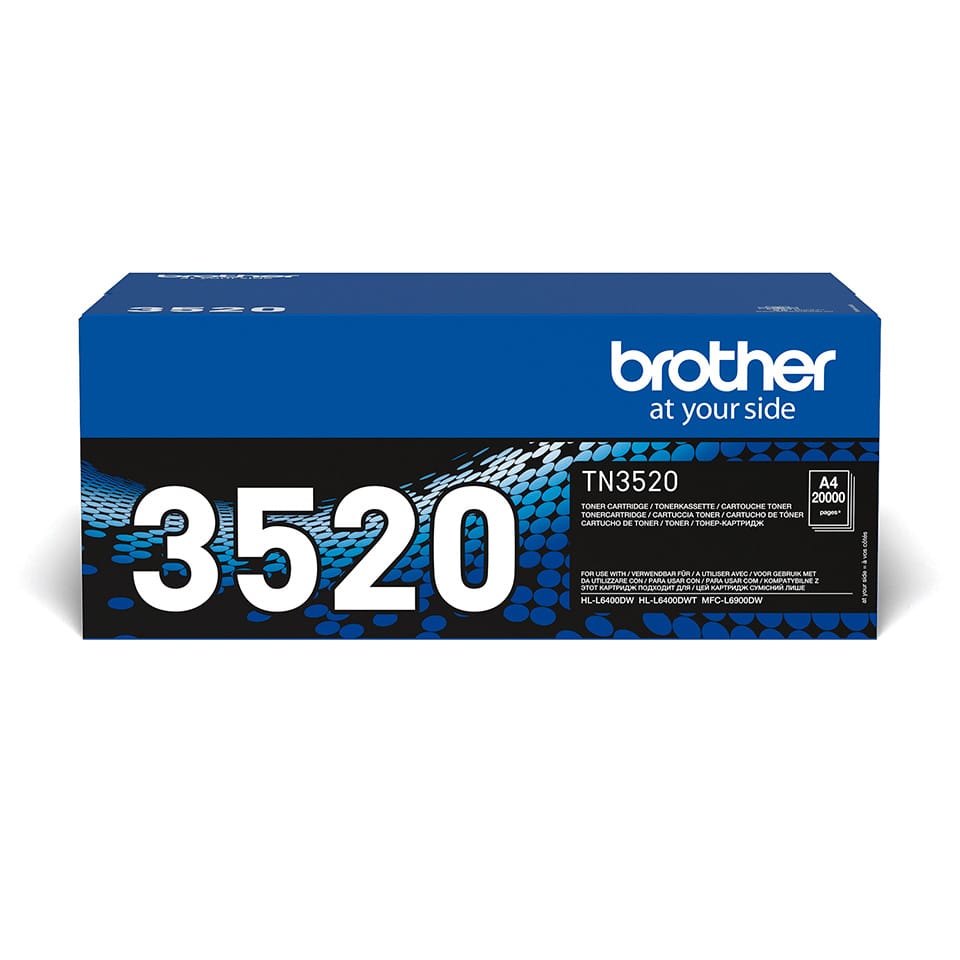 Brother TN-3520 Cartouche de toner 1 pièce(s) Original Noir (TN-3520) — image 2