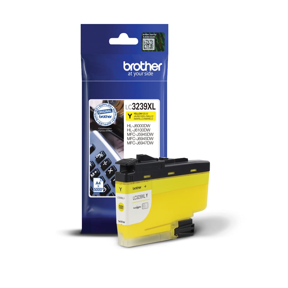 Brother LC-3239XLY cartouche d'encre 1 pièce(s) Original Rendement élevé (XL) Jaune (LC-3239XLY) — image 2