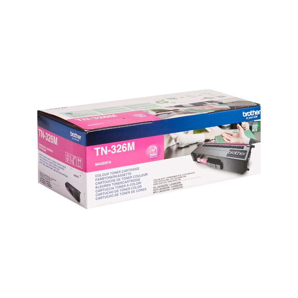 Brother TN-326M Cartouche de toner 1 pièce(s) Original Magenta Cartouche de toner Jumbo TN-326M (Magenta) (TN-326M) — image 1