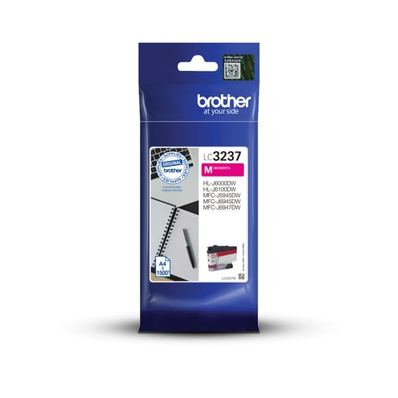 Brother LC-3237M cartouche d'encre 1 pièce(s) Original Rendement standard Magenta (LC-3237M)