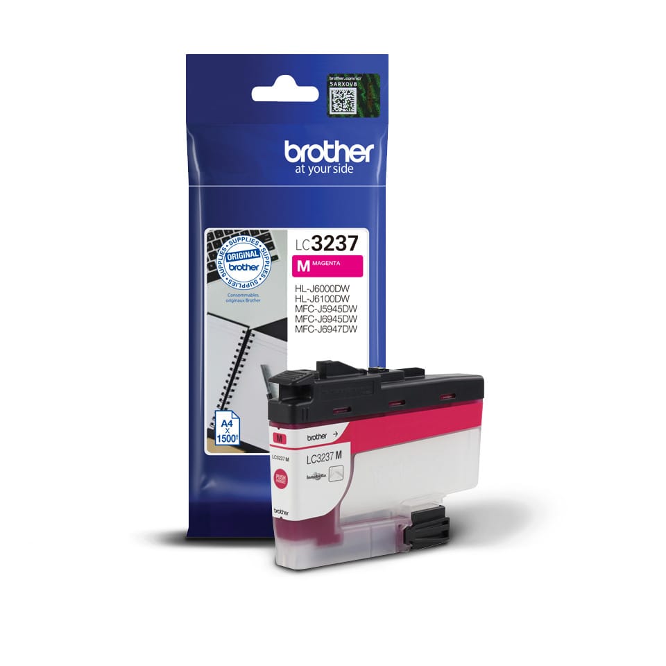 Brother LC-3237M cartouche d'encre 1 pièce(s) Original Rendement standard Magenta (LC-3237M) — image 3