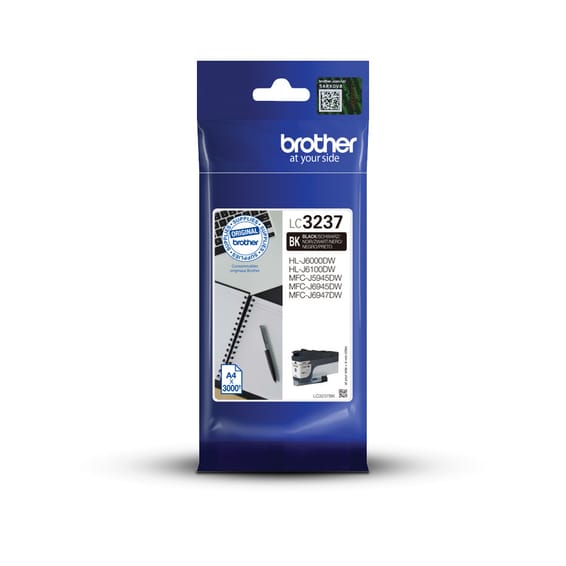 Brother LC-3237BK cartouche d'encre 1 pièce(s) Original Rendement standard Noir (LC-3237BK)