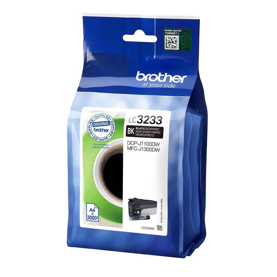 Brother LC-3233BK cartouche d'encre 1 pièce(s) Original Rendement standard Noir (LC-3233BK) — image 2