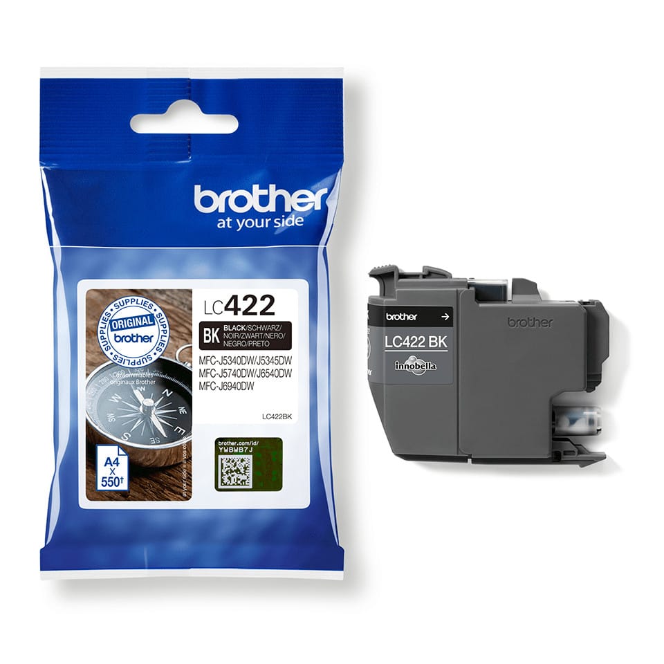 Brother LC-422BK cartouche d'encre 1 pièce(s) Original Noir (LC-422BK) — image 3