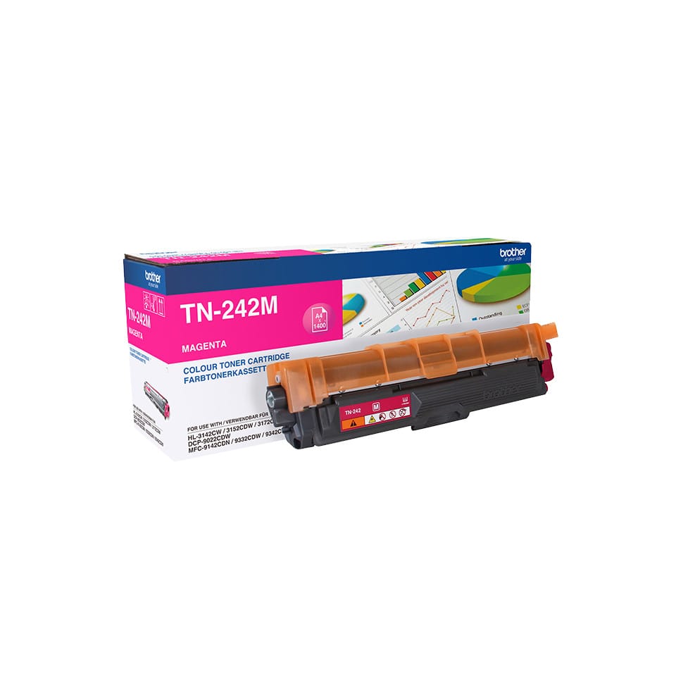 Brother TN-242M Cartouche de toner 1 pièce(s) Original Magenta (TN-242M) — image 1