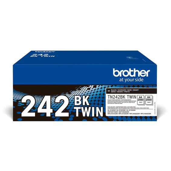 Brother TN-242BKTWIN Cartouche de toner 2 pièce(s) Original Noir (TN-242BKTWIN)
