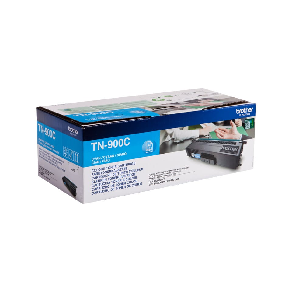 Brother TN-900C Cartouche de toner 1 pièce(s) Original Cyan (TN-900C) — image 2