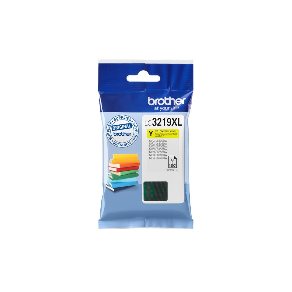 Brother LC-3219XLY cartouche d'encre Original Jaune (LC-3219XLY) — image 2