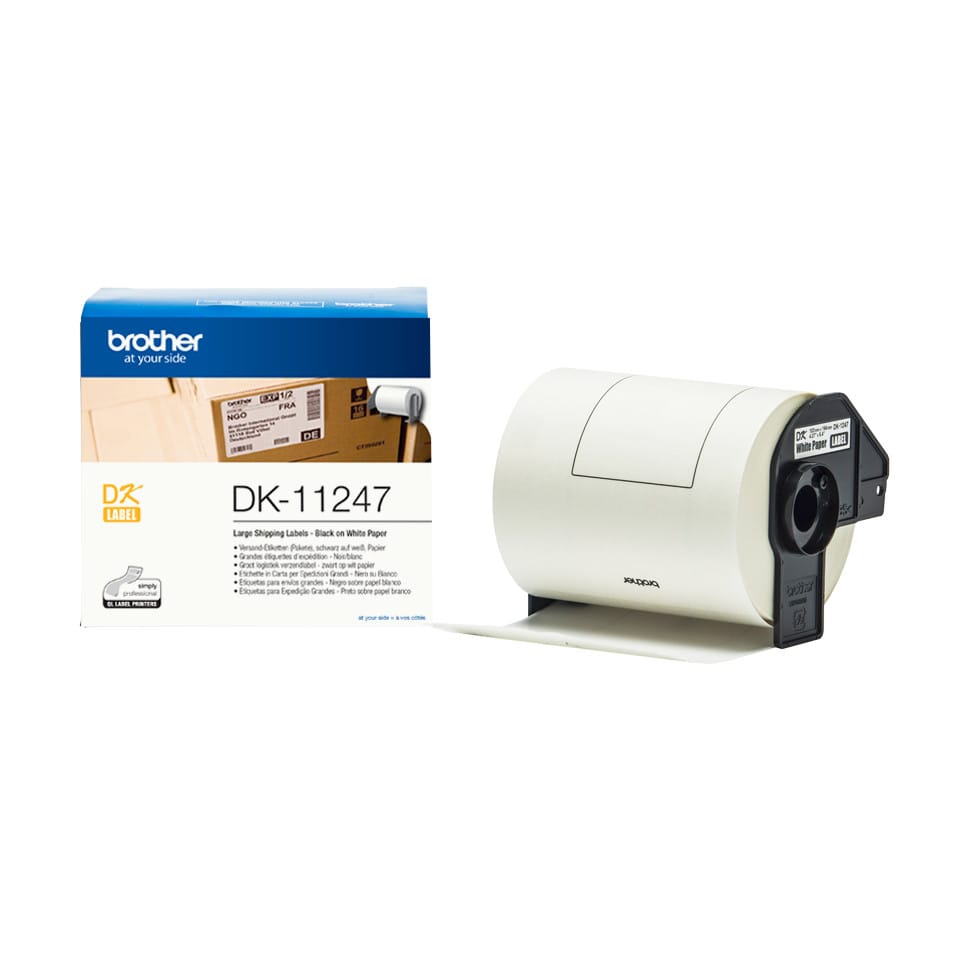 Brother DK-11247 ruban d'étiquette Noir sur blanc (DK-11247) — image 3