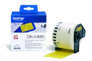Brother DK-44605 Continuous Removable Yellow Paper Tape (62mm) Jaune (DK-44605) — image 1