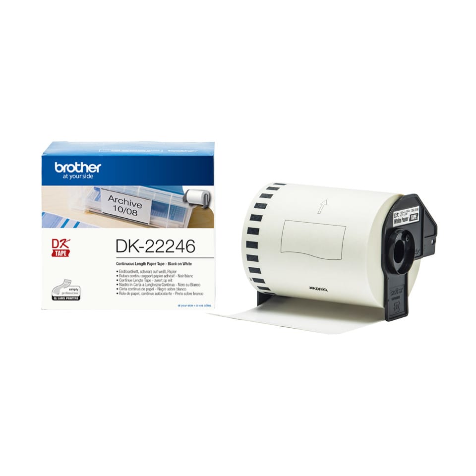 Brother DK-22246 ruban d'étiquette Noir sur blanc (DK-22246) — image 3