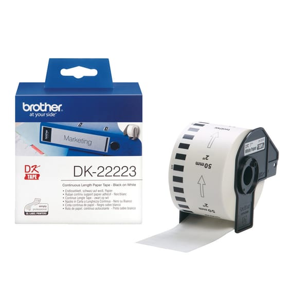 Brother DK-22223 étiquette à imprimer Blanc (DK-22223)