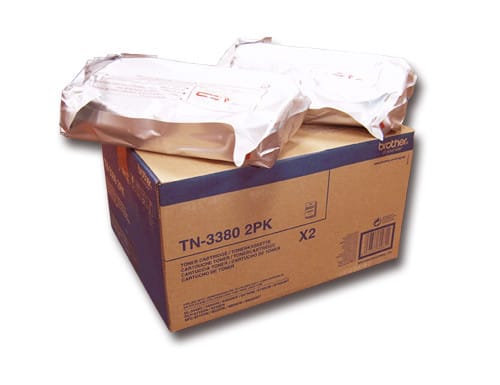 Brother TN-3380 Twin Cartouche de toner 2 pièce(s) Original Noir TN-3380TWIN - 2x Kit toner (TN-3380TWIN)