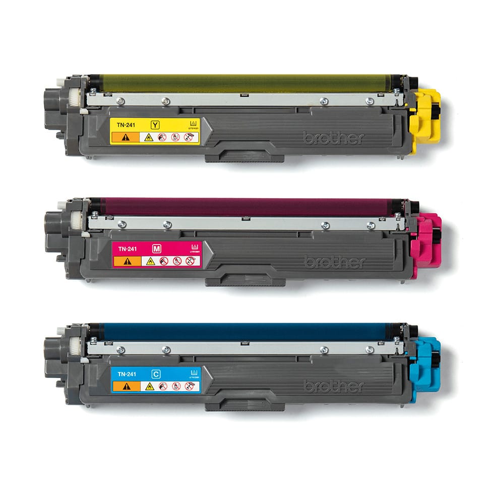 Brother TN-241CMY Cartouche de toner 3 pièce(s) Original Cyan, Magenta, Jaune (TN-241CMY) — image 2